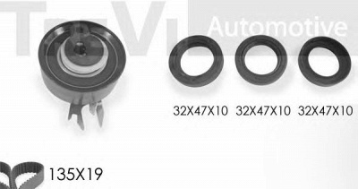 TREVI AUTOMOTIVE kd1160s2 -  Комплект ремня ГРМ
